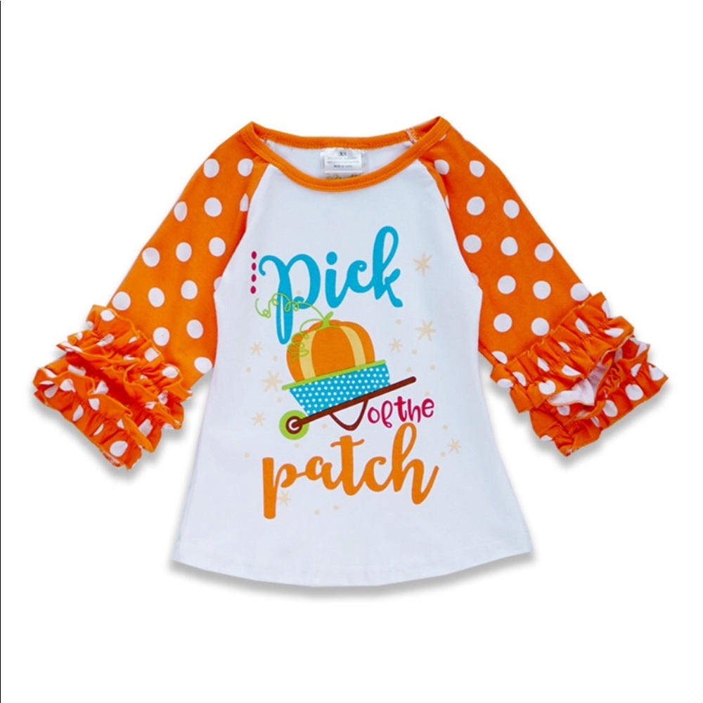 NWT Cute Girls Fall Thanksgiving Shirt